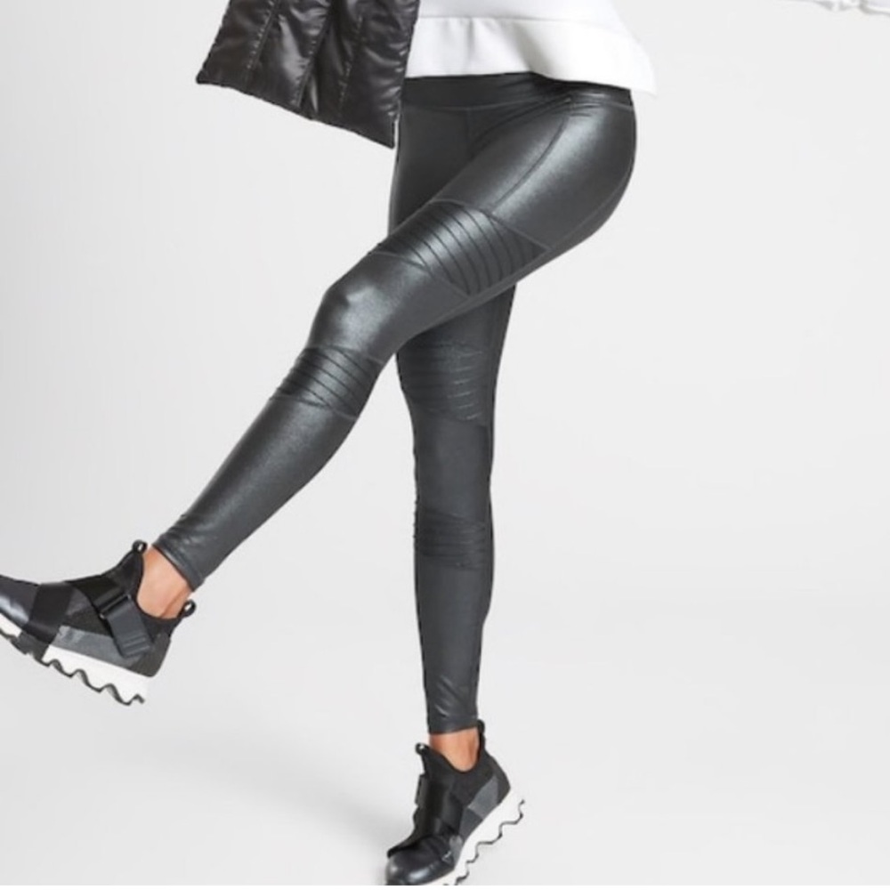 Athleta Inclination Moto tight leggings - Picture 5 of 6
